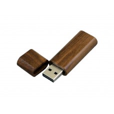 USB 2.0- флешка на 8 Гб эргономичной прямоугольной формы с округленными краями