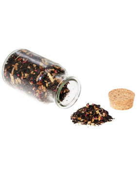 Чай черный с соком имбиря, апельсином и малиной, мини