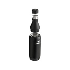 Бутылка для воды Stanley All Day Slim объемом 350 мл - черный глянцевый