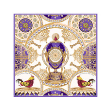 Платок Пасхальное яйцо-часы Петушок