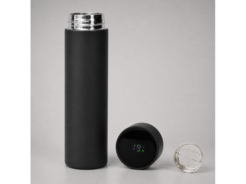 Термос MARK LED, soft touch