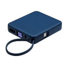 Внешний аккумулятор со встроенным кабелем USB-C Дэнси, 5000 мАч