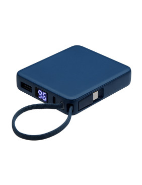 Внешний аккумулятор со встроенным кабелем USB-C Дэнси, 5000 мАч