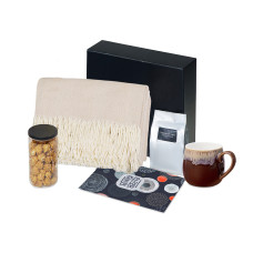 Подарочный набор Re:y. Haven  с пледом, кружкой и чаем