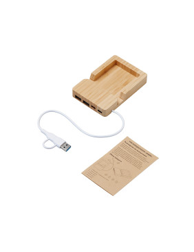 USB-хаб Memo, 2*USB, 2*Type C