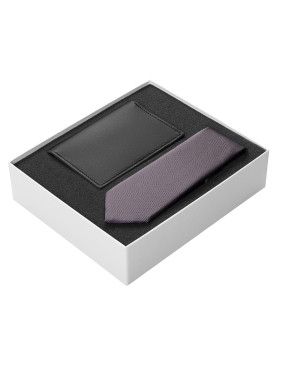 Подарочный набор Long River: обложка для паспорта, галстук