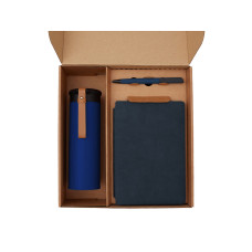 Набор Draftea с блокнотом, ручкой, термосом и чаем