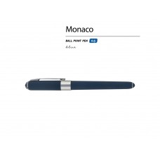 Ручка пластиковая шариковая Monaco софт-тач