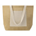 Сумка Jute джутовая с широким дном и карманом