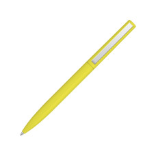 Ручка металлическая шариковая Bright F Gum soft-touch