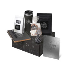 Подарочный набор Re:Charge с термокружкой, кофе и блокнотом