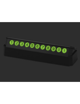 Парковочная визитка Tempark v.2 с люминесцентной подсветкой