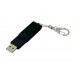 USB 3.0- флешка промо на 32 Гб с поворотным механизмом и однотонным металлическим клипом