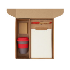 Набор Halm с блокнотом, ручкой и стаканом