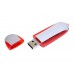 USB 2.0- флешка промо на 8 Гб овальной формы