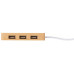 USB хаб с подсветкой лого Reedia S5, 3*USB, 1*Type C