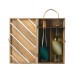 Коробка подарочная из массива дерева Two-bottle box