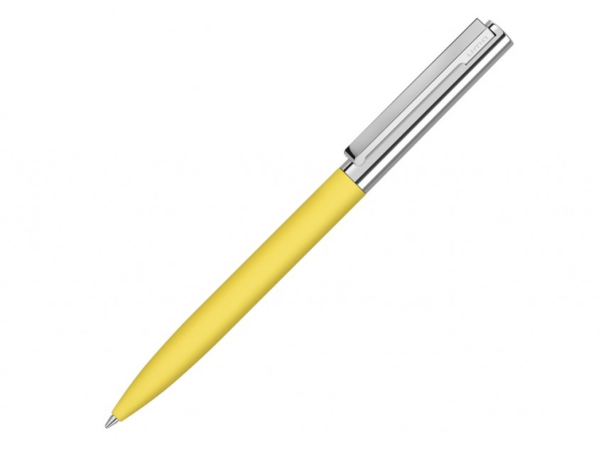 Ручка металлическая шариковая Bright GUM soft-touch с зеркальной гравировкой
