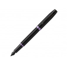 Ручка перьевая Parker IM Vibrant Rings Flame Amethyst Purple