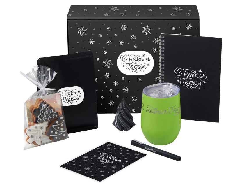 Подарочный набор Re:Start с термокружкой, кофе и блокнотом