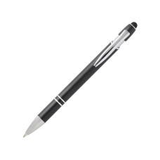 Ручка шариковая с серебристой отделкой Kish