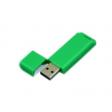 USB 2.0- флешка на 16 Гб с оригинальным двухцветным корпусом