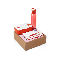 Набор Bitetime с бутылкой для воды, блокнотом, ручкой и ланчбоксом Набор Bitetime с бутылкой для воды, блокнотом, ручкой и ланчбоксом