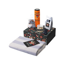 Подарочный набор Re:Warm с пледом, термосом и свечой