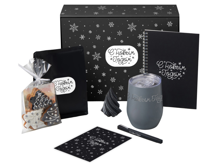 Подарочный набор Re:Start с термокружкой, кофе и блокнотом