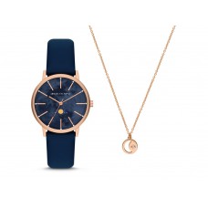 Подарочный набор: часы наручные женские с браслетом