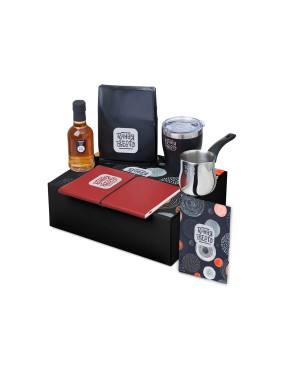 Подарочный набор Re:y. Routine с туркой, термокружкой и кофе