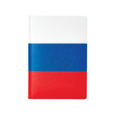 Ежедневник недатированный А5+ Россия. Флаг