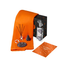 Подарочный набор Re:Home с пледом, свечой и диффузором