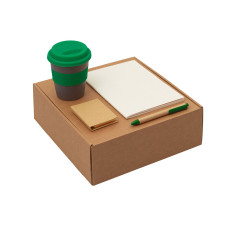 Набор Halm с блокнотом, ручкой и стаканом 