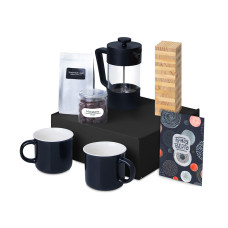 Подарочный набор Re:y. Together  с френчпрессом, кружками и дженгой