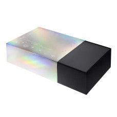 Подарочная коробка с голографическим шубером Aurora, XL