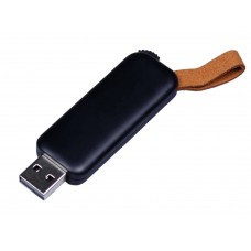 USB 2.0- флешка промо на 16 Гб прямоугольной формы, выдвижной механизм