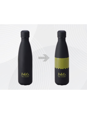 Вакуумная термобутылка Vacuum bottle C1, soft touch,  с УФ-печатью