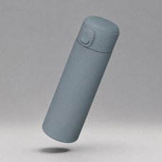 Вакуумная термокружка c кнопкой Guard, soft-touch, 400 мл, тубус Вакуумная термокружка c кнопкой Guard, soft-touch, 400 мл, тубус