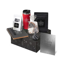 Подарочный набор Re:Charge с термокружкой, кофе и блокнотом