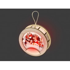 Новогодняя подвеска с подсветкой Шар