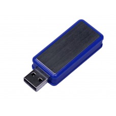 USB 3.0- флешка промо на 64 Гб прямоугольной формы, выдвижной механизм