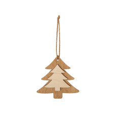Деревянная подвеска на елку Firtree