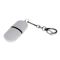 USB 3.0- флешка Goutte Soft-touch на 128 Гб каплевидной формы