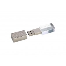 USB 2.0- флешка на 512 Мб кристалл в металле