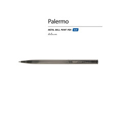 Ручка металлическая шариковая Palermo