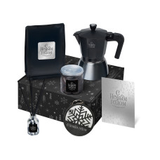 Подарочный набор Re:Vive с гейзерной кофеваркой, кофе и диффузором