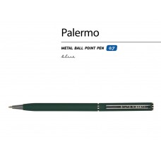Ручка металлическая шариковая Palermo, софт-тач