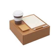 Набор Halm с блокнотом, ручкой и стаканом