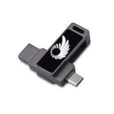 USB3.0/ Type-C флешка 2в1 на 64 ГБ Спинлайт с подсветкой